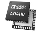 『AD4116』　単電源、24ビット、±10V、10MΩ入力 シグマ・デルタADC