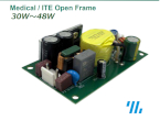 超コンパクト＆高信頼 30〜48W 医療・情報用電源