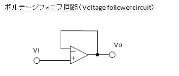 ボルテージフォロワ回路(Voltage follower circuit)